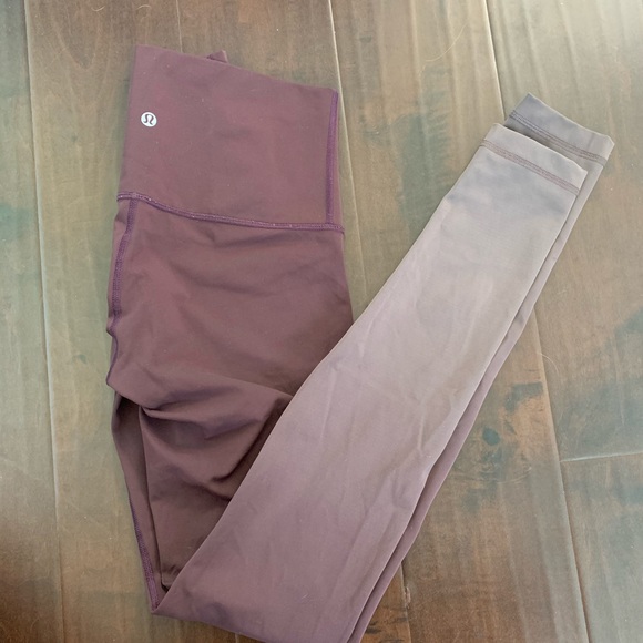 lululemon athletica Pants - Wonder Unders Purple Ombré